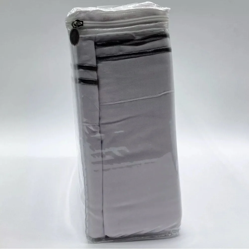 Bella Russo Brushed Microfiber Queen Sheet Set White Wrinkle Resistant Polyester
